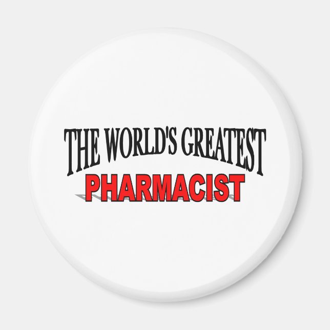 Aimant Le plus grand pharmacien du monde (Devant)