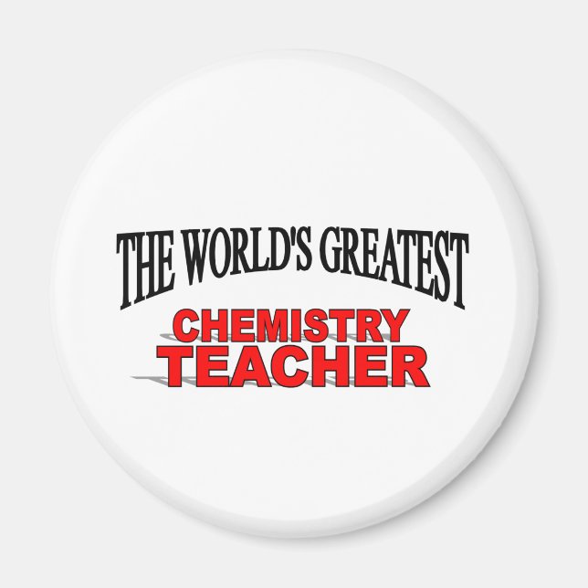 Aimant Le plus grand professeur de chimie au monde (Devant)