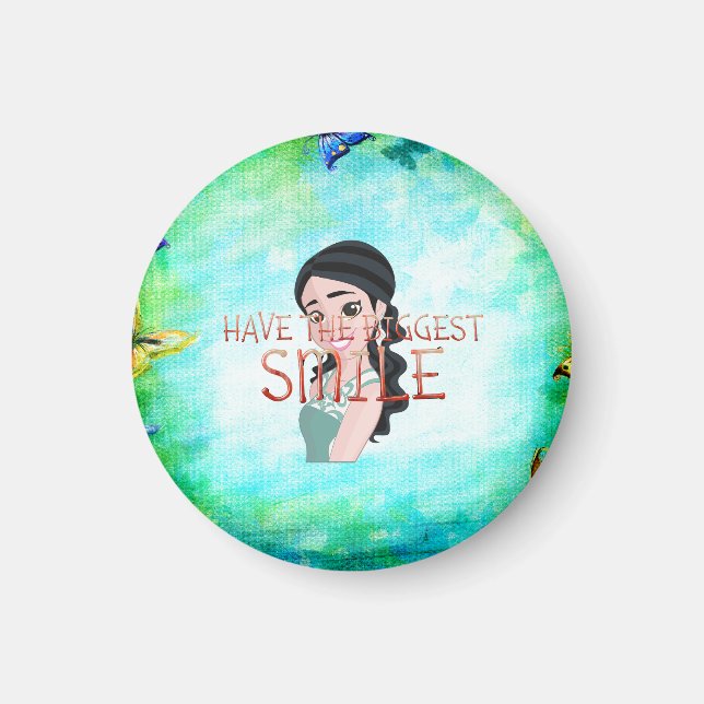 Aimant Le plus grand sourire (Devant)