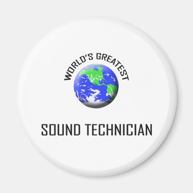 Aimant Le plus grand technicien du son du monde (Devant)
