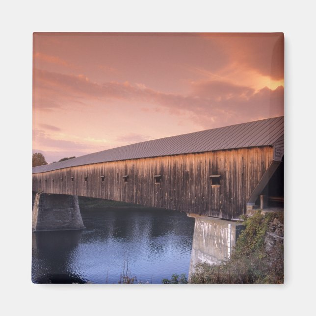 Aimant Le plus long pont couvert des États-Unis (Devant)