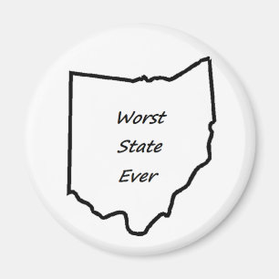 Aimant Le plus mauvais état de l'Ohio jamais