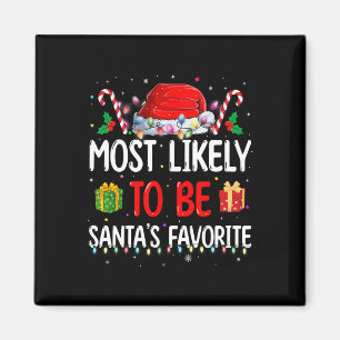 Aimant Le Plus Probable À Noël Est Père Noël Favorite Mat