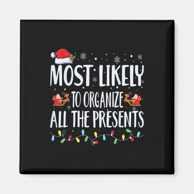 Aimant Le Plus Susceptible D'Organiser Tous Les Cadeaux D (Devant)