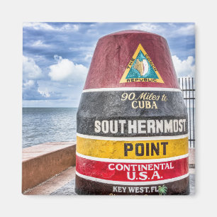 Aimant Le point le plus le plus au sud Key West