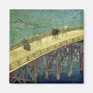 Aimant Le pont dans la pluie (après Hiroshige) Van Gogh