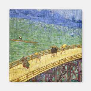 Aimant Le pont dans la pluie Vincent van Gogh art