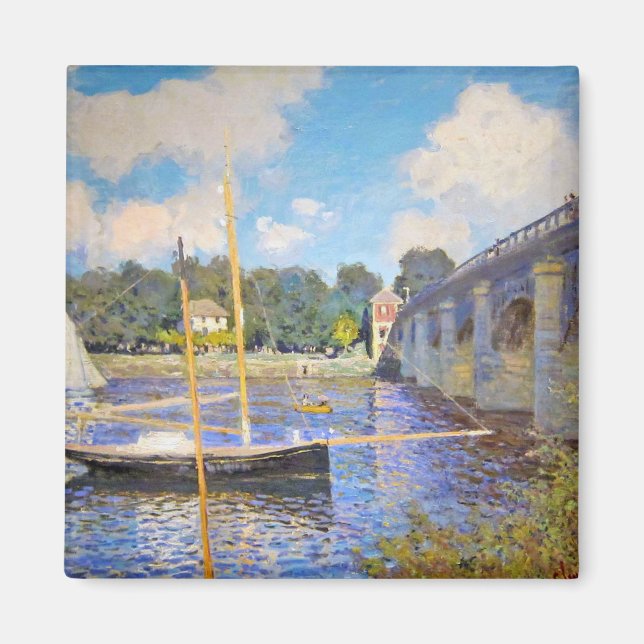 Aimant Le pont d'Argenteuil, Monet (Devant)