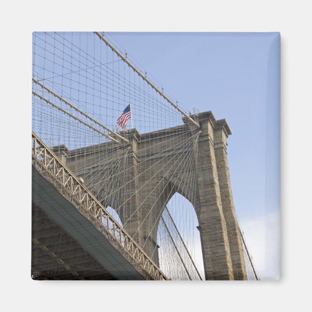 Aimant Le pont de Brooklyn à New York City, New (Devant)