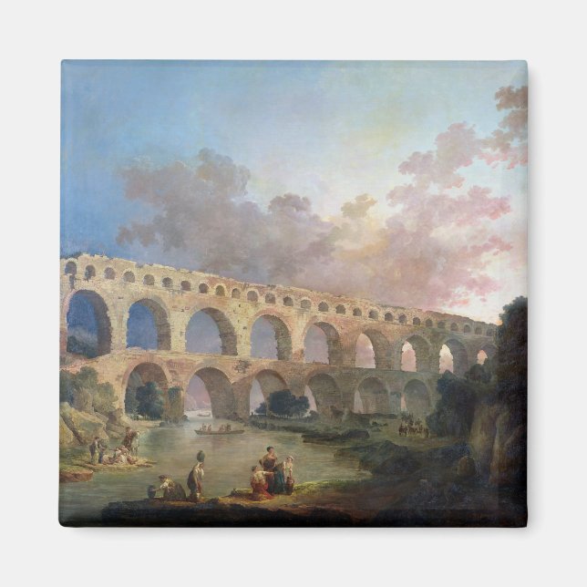 Aimant Le Pont du Gard, Nîmes, c.1786 (Devant)
