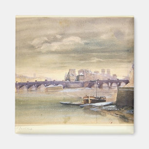 Aimant Le Pont-Neuf et l'Ile de la Cite, 1881