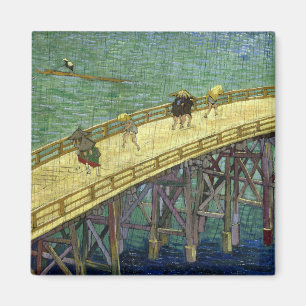 Aimant Le pont sous la pluie (après Hiroshige) Van Gogh