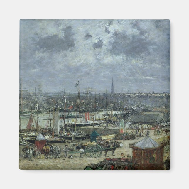 Aimant Le Port de Bordeaux, 1874 (Devant)