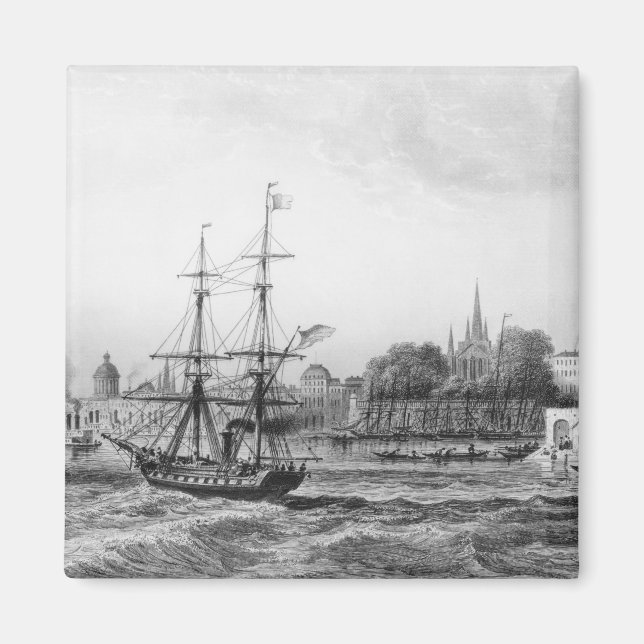 Aimant Le port de La Nouvelle-Orléans (Devant)