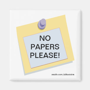 Aimant Le post-it aucuns papiers satisfont l'aimant