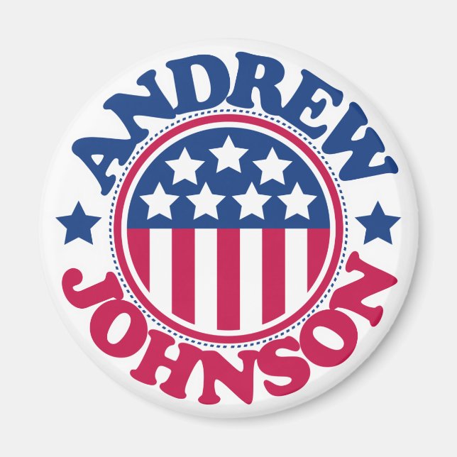 Aimant Le président américain Andrew Johnson (Devant)