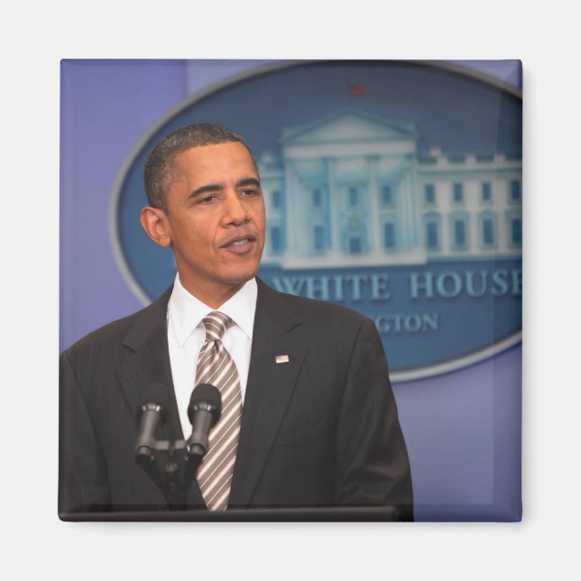 Aimant Le président Barack Obama fait une annonce (Devant)