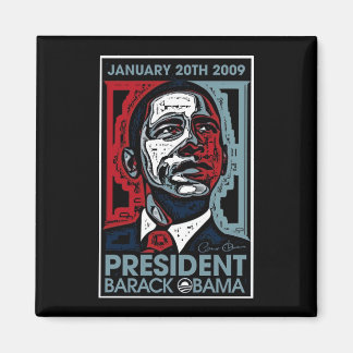 Aimant Le Président Barack Obama le 20 janvier 2009