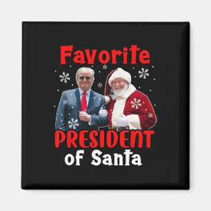 Aimant Le Président Préféré De Père Noël Christmas Fière