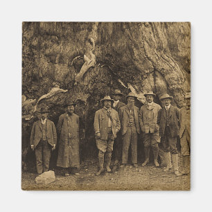 Aimant Le président Roosevelt et John Muir 1903 (Sepia)