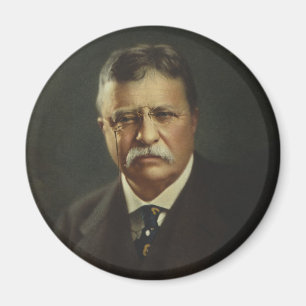 Aimant Le Président Theodore Roosevelt par la lithograph