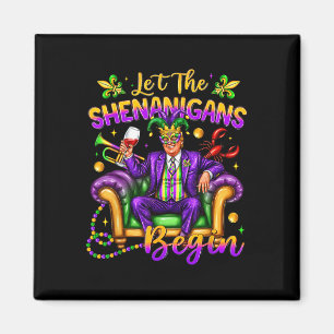 Aimant Le Président Trump Mardi Gras Drôle Laisser Shenan