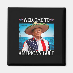 Aimant Le président Trump souhaite la bienvenue dans le G
