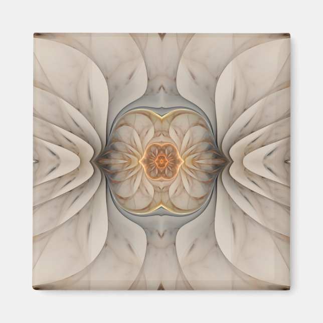 Aimant Le Primal Om Abstrait Floral (Devant)