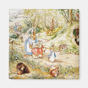 Aimant Le quartier de Peter Rabbit par Beatrix Potter
