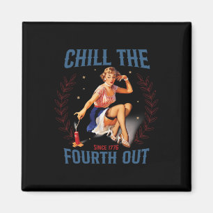 Aimant Le Quatrième Out Retro 4 Juillet