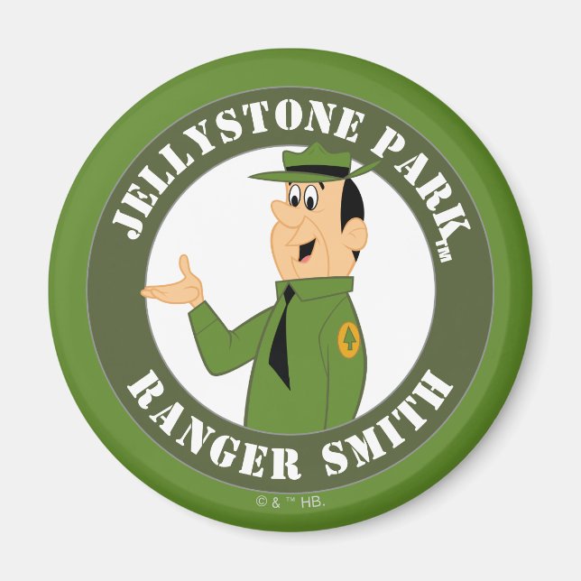 Aimant Le Ranger Smith Portrait de Jellystone (Devant)