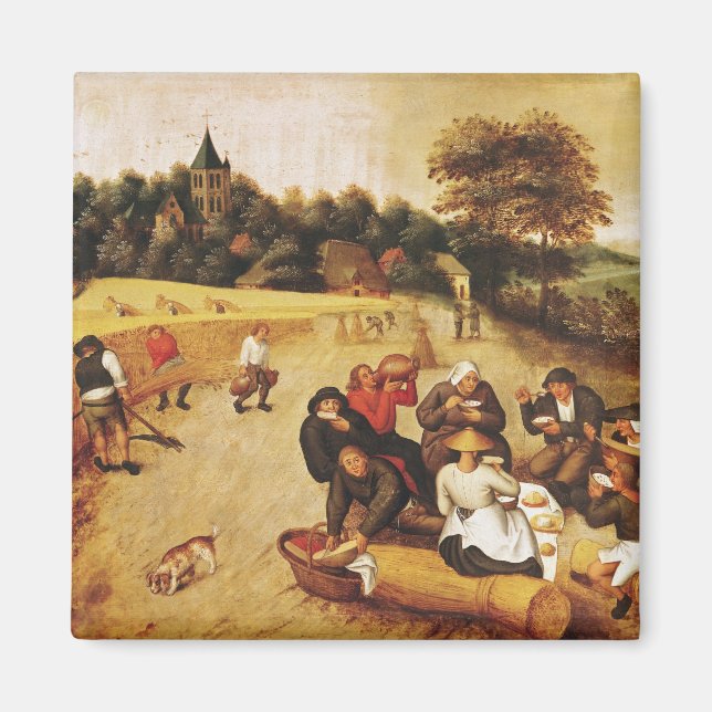 Aimant Le repas de la moissonneuse (Devant)