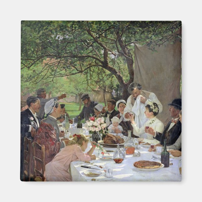Aimant Le repas Mariage à Yport, 1886 (Devant)