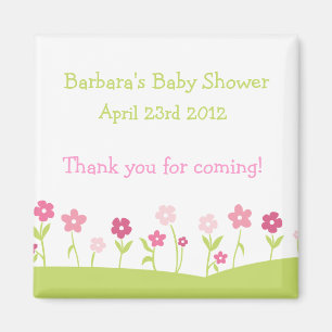 Aimant Le ressort fleurit l'aimant de Merci - fille