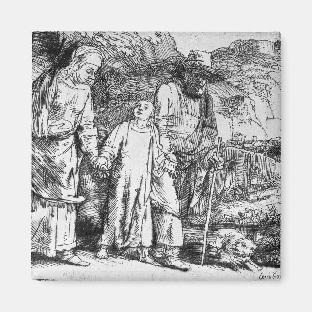 Aimant Le retour d'Egypte, ou Jésus-Christ (Devant)