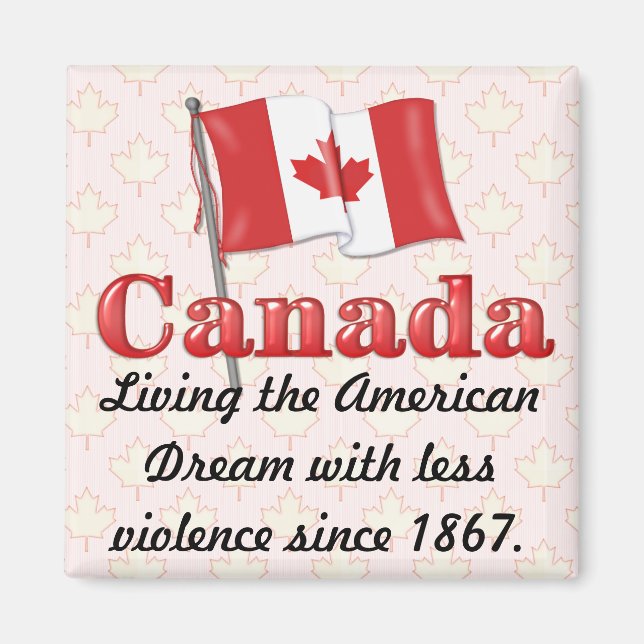 Aimant Le rêve canadien (Devant)