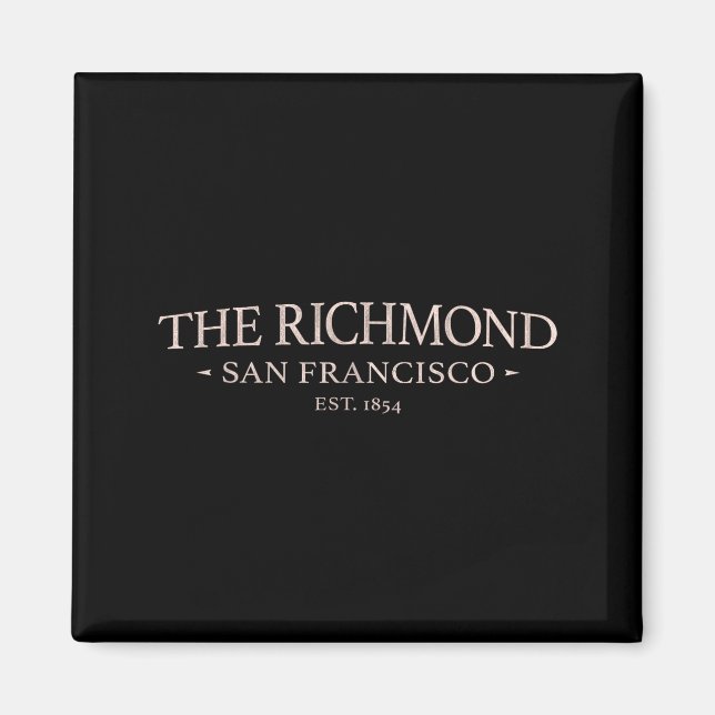 Aimant Le Richmond San Francisco - Simple District de Ric (Devant)