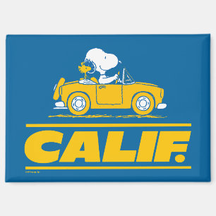 Aimant Le road trip de Snoopy et Woodstock en Californie