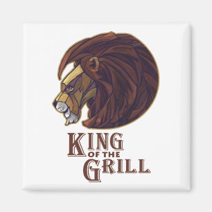 Aimant Le Roi du Grill