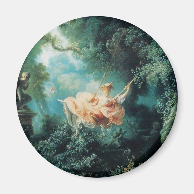 Aimant LE rose vert SWING (Devant)