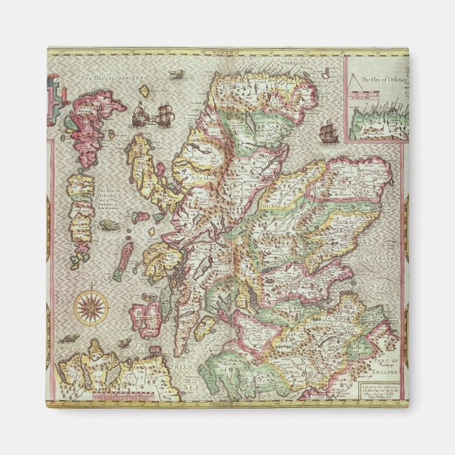 Aimant Le royaume d'Ecosse, gravé par Jodocus (Devant)