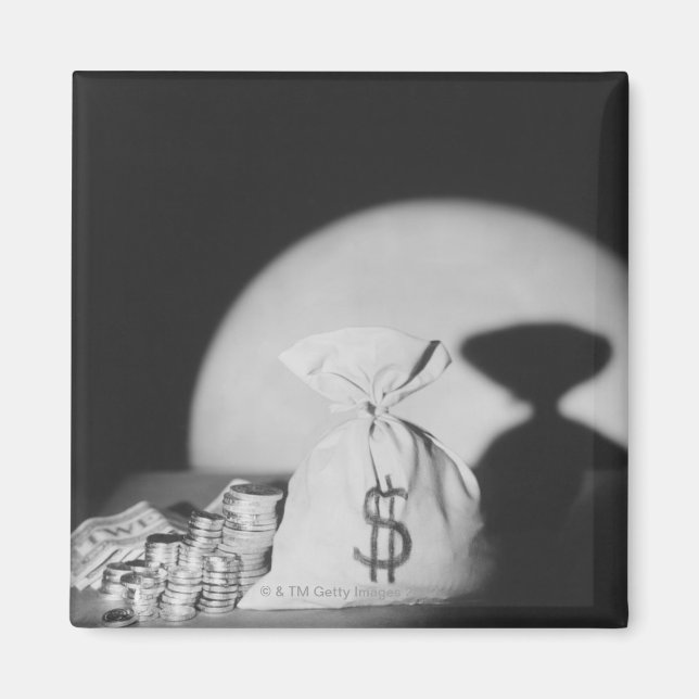 Aimant Le sac d'argent (Devant)