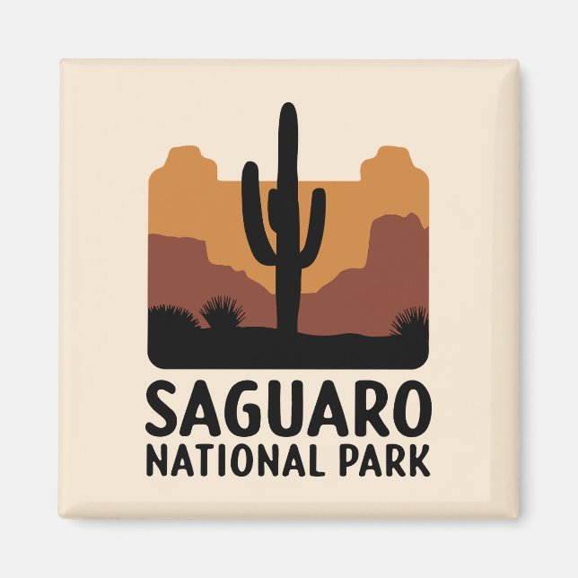 Aimant Le Saguaro Cactus (Devant)