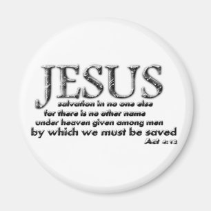 Aimant Le salut à JÉSUS seul