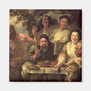 Aimant Le satyre et les paysans