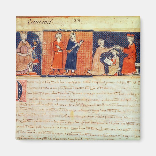 Aimant Le seigneur féodal prêchant son sermon (Devant)