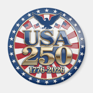 Aimant Le Semiquincentenaire de l'Amérique 1776-2026 État