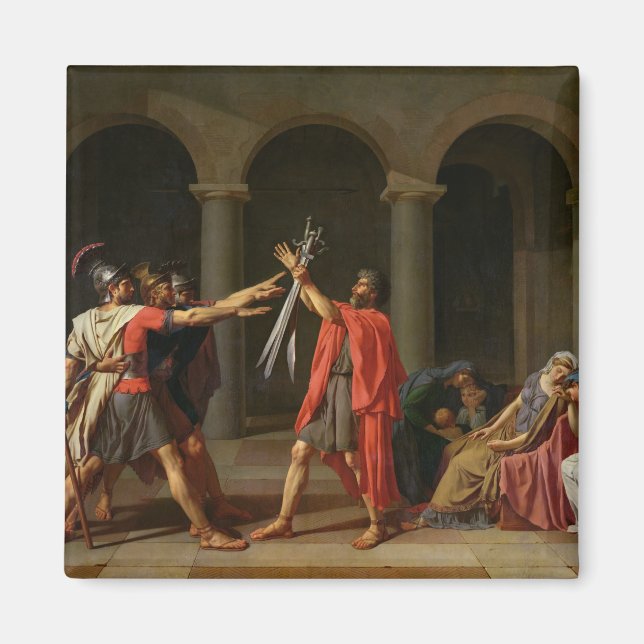 Aimant Le serment d'Horatii, 1784 (Devant)