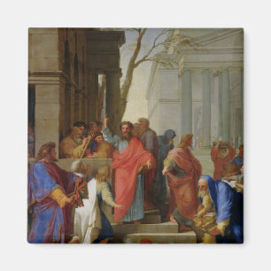 Aimant Le sermon de St Paul chez Ephesus, 1649