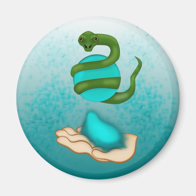 Aimant Le serpent (Devant)